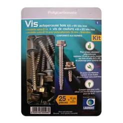 Castorama 25 Vis Autoperceuse Pour Plaque Polycarbonate