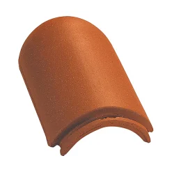 Castorama About Arêtier 1/2 Rond à Emboitement Rouge Nuancé