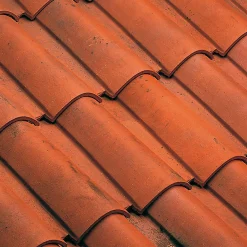 Castorama About Arêtier Lisse à Emboitement Oméga 10 Rouge Nuancé