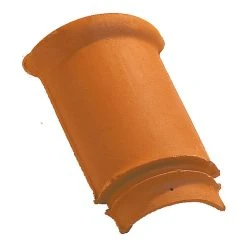 Castorama Arêtier 1/2 Rond Monopole N°1 Rouge Naturel