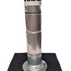 Castorama Descente D'eaux Pluviales ALU Et Embase EPDM - Ø 95 Mm X 500 Mm