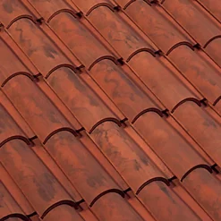 Castorama Double Tuile Galléane 10 Rouge Vieilli