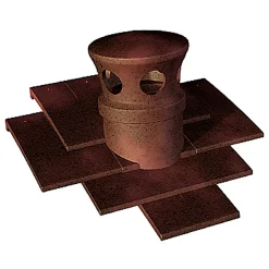 Castorama Douille + Lanterne Plate De Pays Ocre Vieilli