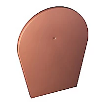 Castorama Ecusson Faîtière Demi-ronde Galleane Rouge