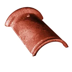 Castorama Faîtière/Arêtier Demi Rond De 40 Abeille Rouge