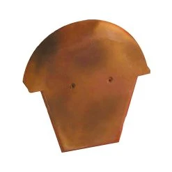 Castorama Fronton Faîtière 1/2 Ronde Flammé Rustique