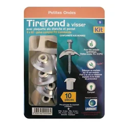 Castorama Kit De 10 Fixations Pour Plaque Polyester Petites Ondes