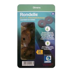 Castorama Lot De 20 Rondelles Bitumeuse D'étanchéité 25 X 8 Mm ép.4mm