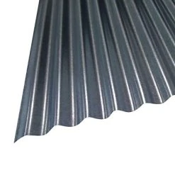 Castorama Plaque Galva Petites Ondes Opaque Bacacier - 250 X 90 Cm (vendue à La Plaque)