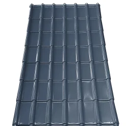 Castorama Plaque Pvc Imitation Tuile Française Renolit Tecno Imac La Francese Ardoise - 184 X 118 Cm