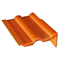 Castorama Rive Universel Droite Double Romane Rouge Sienne