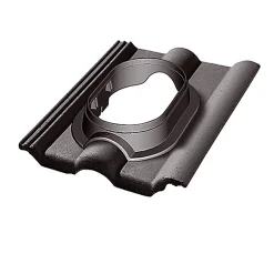 Castorama Tuile à Douille Universelle ø 110 à 150 Double Romane Noir