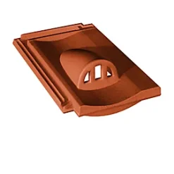 Castorama Tuile Chatière Grillagée Franche Comté Brun Vieilli